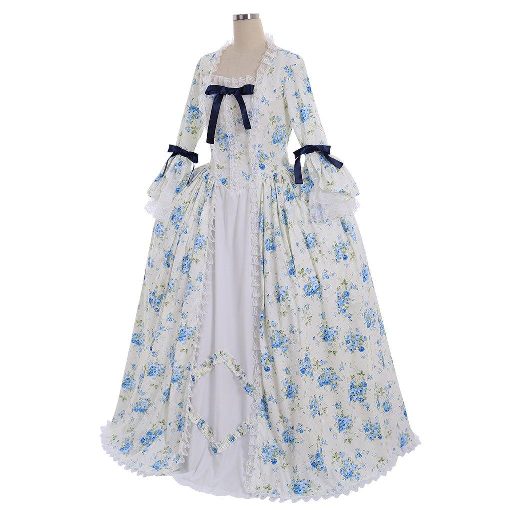 Robe de Bal Rococo Gothique Victorienne pour Femme | Costume Élégant Historique pour Cosplay, Fêtes, Halloween & Spectacles