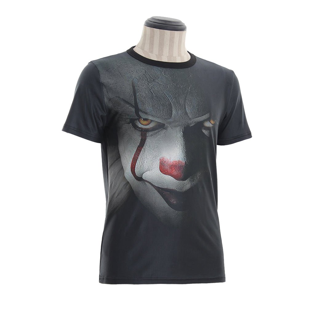 T-shirt à manches courtes Pennywise - It: Chapitre Un - Costume Cosplay