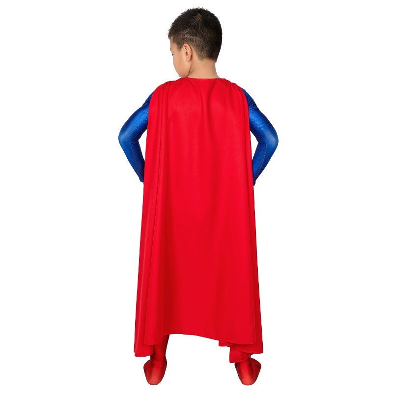 Costume de Cosplay pour Enfants Superman Kal-El Clark Kent de Crise sur les Terres Infinies