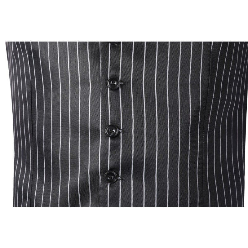 Costume Cosplay Wednesday Gomez Addams Robe Gothique pour Halloween