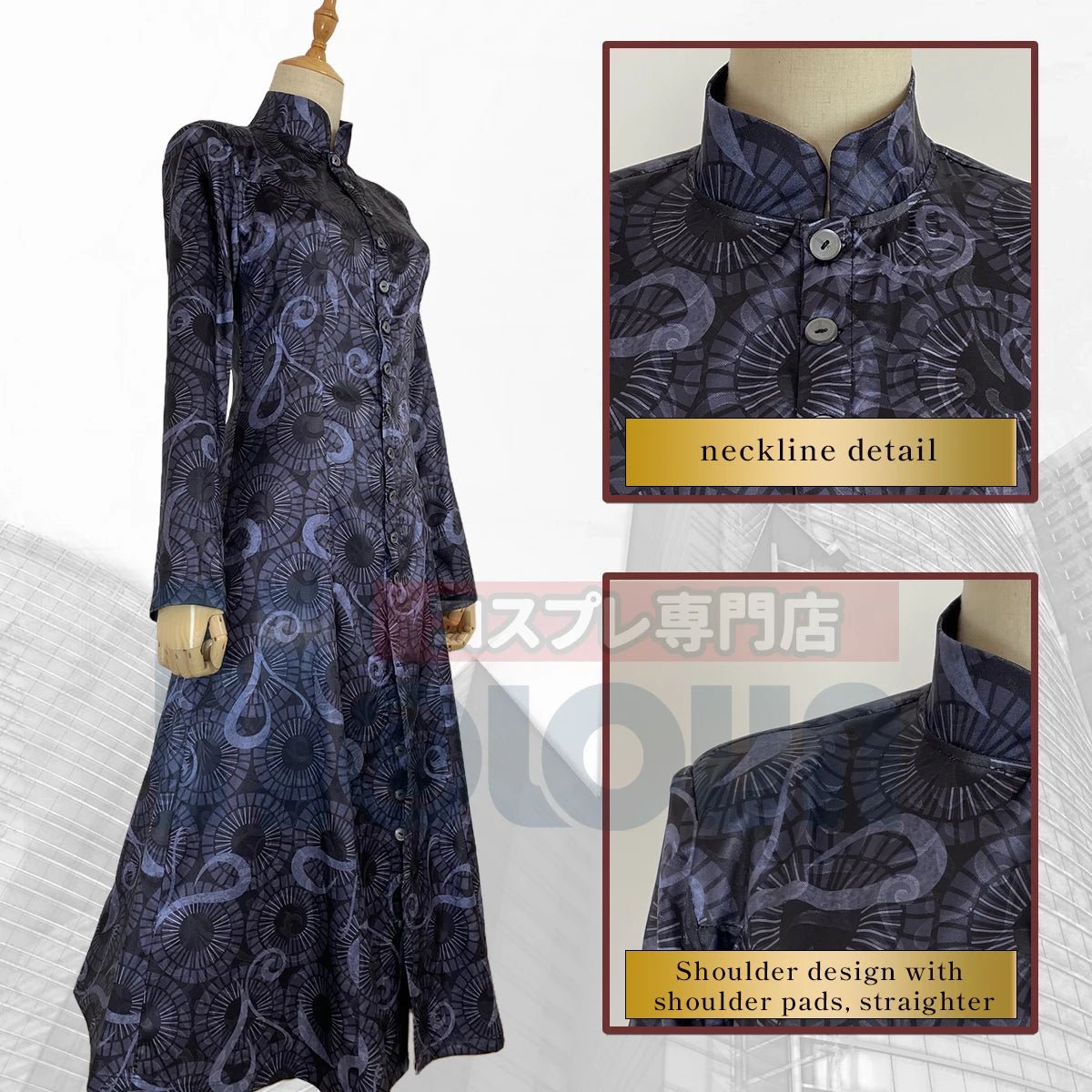 Costume Cosplay Tokyo Revengers Emma Sano Robe Noire - Style Anime Modeste pour Noël et Halloween