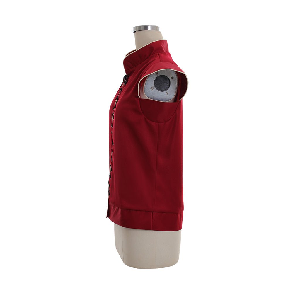 Doublet Gothique Médiéval pour Hommes – Gilet de Cosplay Renaissance Rouge | Série Médiévale L'AniMirage