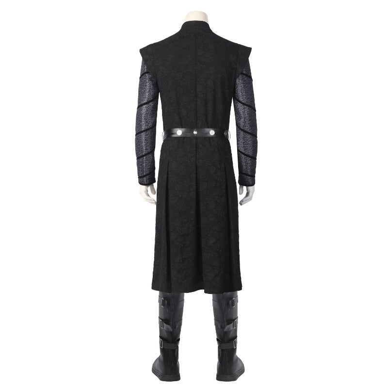 Costume Cosplay Daemon Targaryen Maison du Dragon Costume Noir pour Halloween