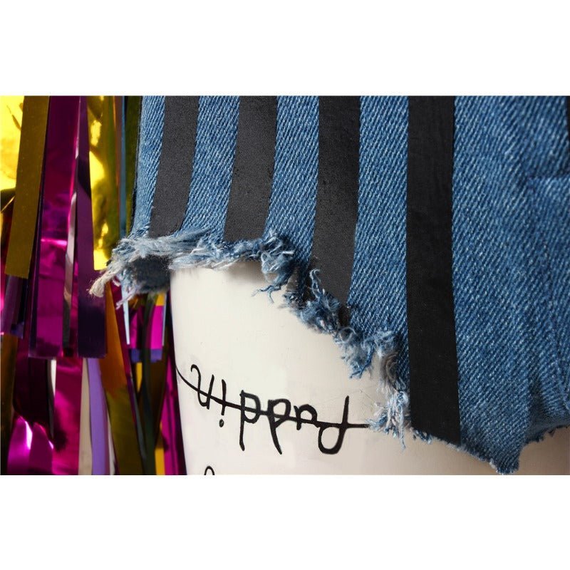 Costume Cosplay Harley Quinn Arc-en-Ciel Haut de Gamme pour Halloween