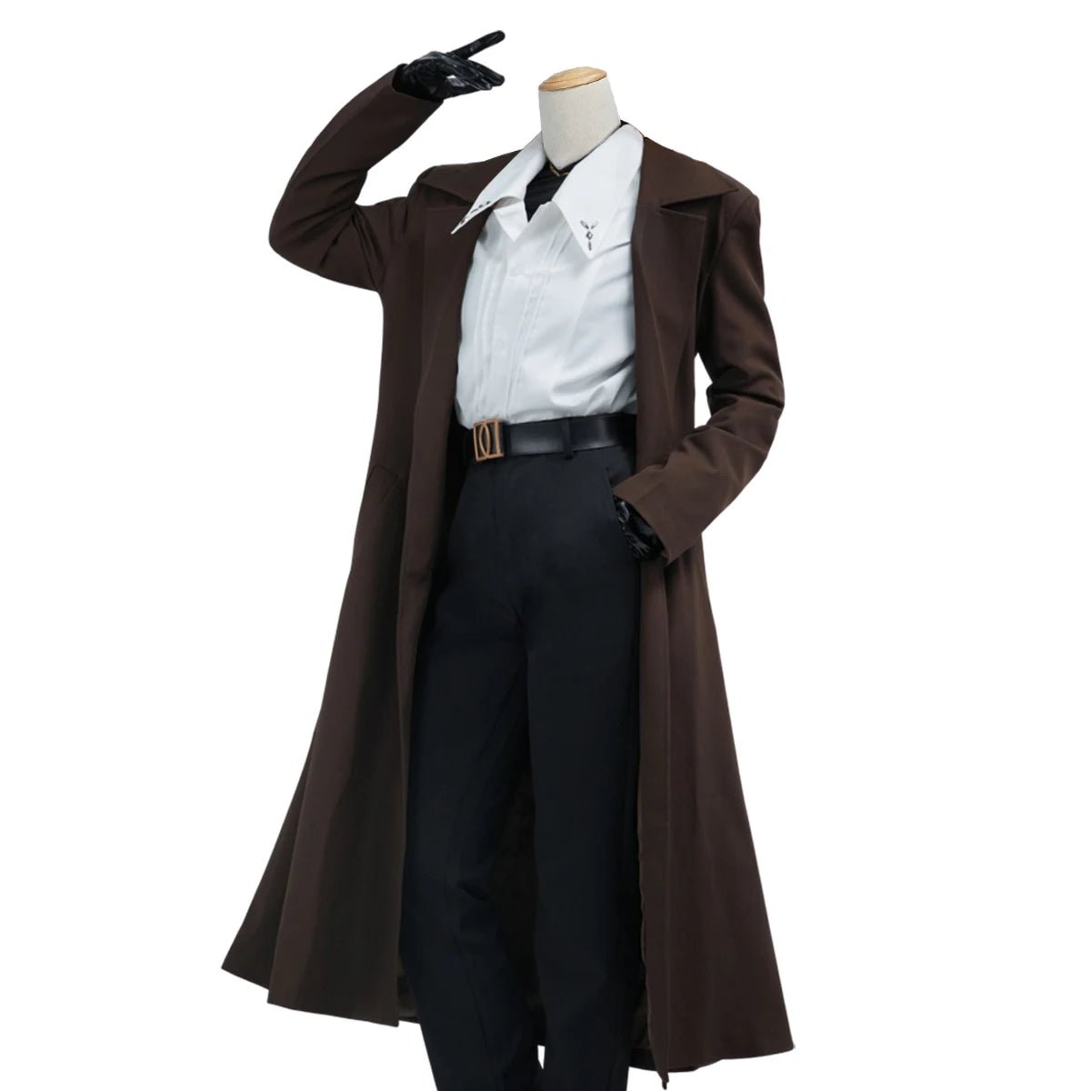 Costume Cosplay Nakahara Chuuya Bungo Anime 10e Anniversaire - Veste Pantalon Chemise Chapeau Gants