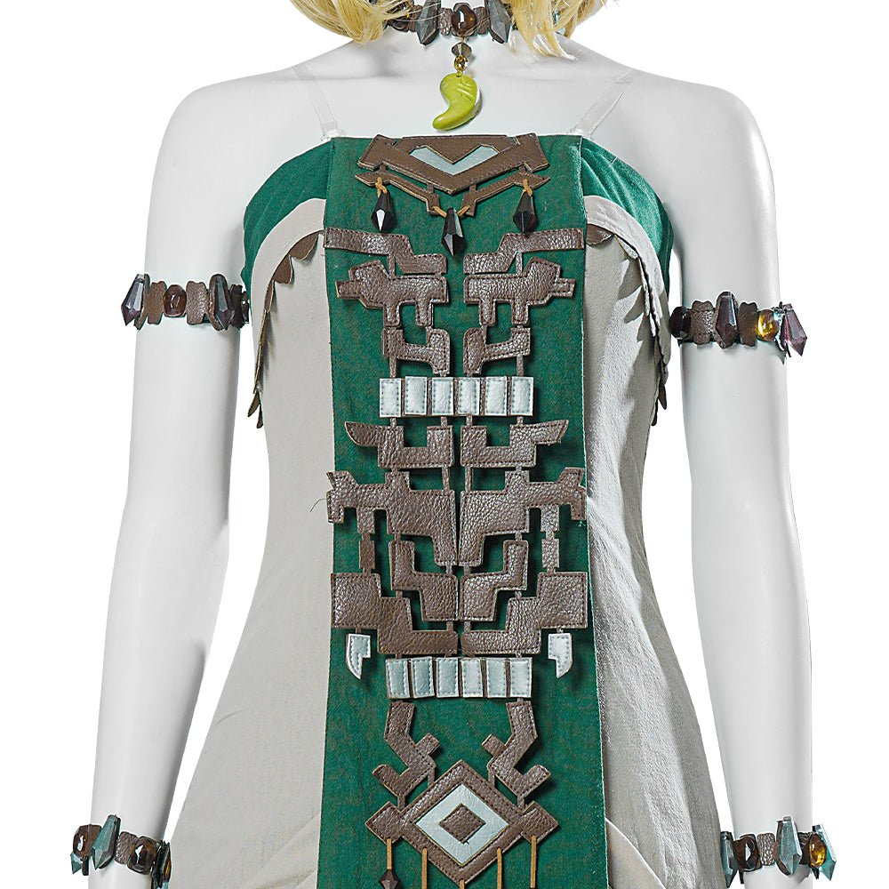 La Légende de Zelda : Les Larmes du Royaume - Robe Blanche de Princesse Zelda Costume Cosplay