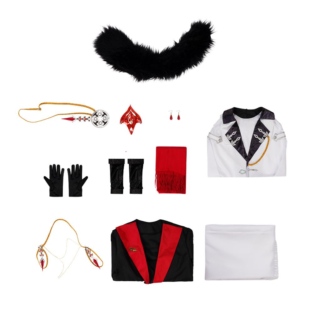 Costume Genshin Impact Cape Fatui Pierr Pantalone Tartaglia Harlequin Docteur Sandrone Columbina Regretor