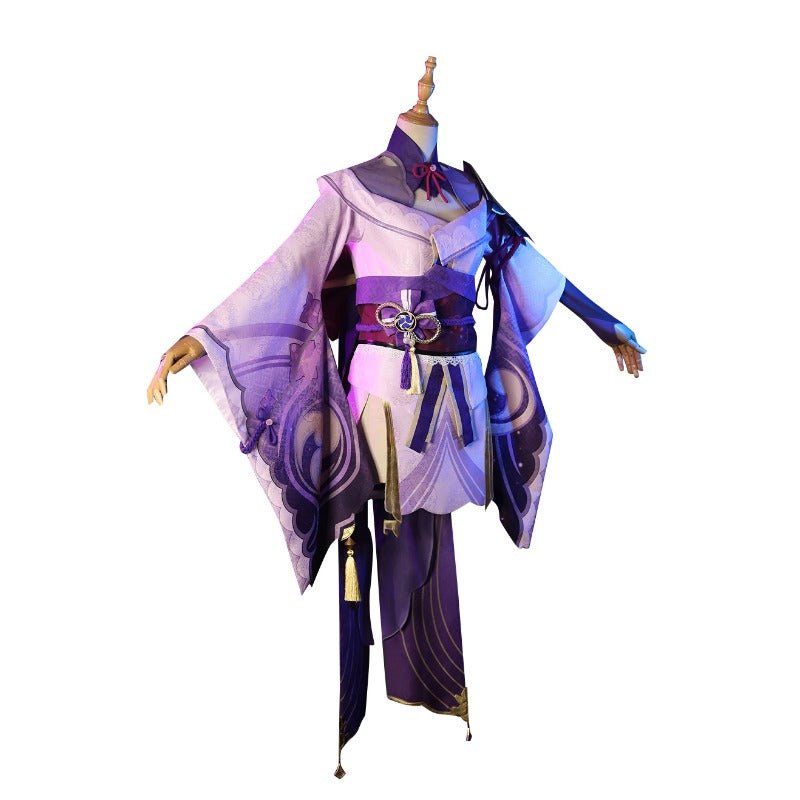 Costume Cosplay Raiden Shogun de Genshin Impact - Robes Élégantes pour Halloween et Événements