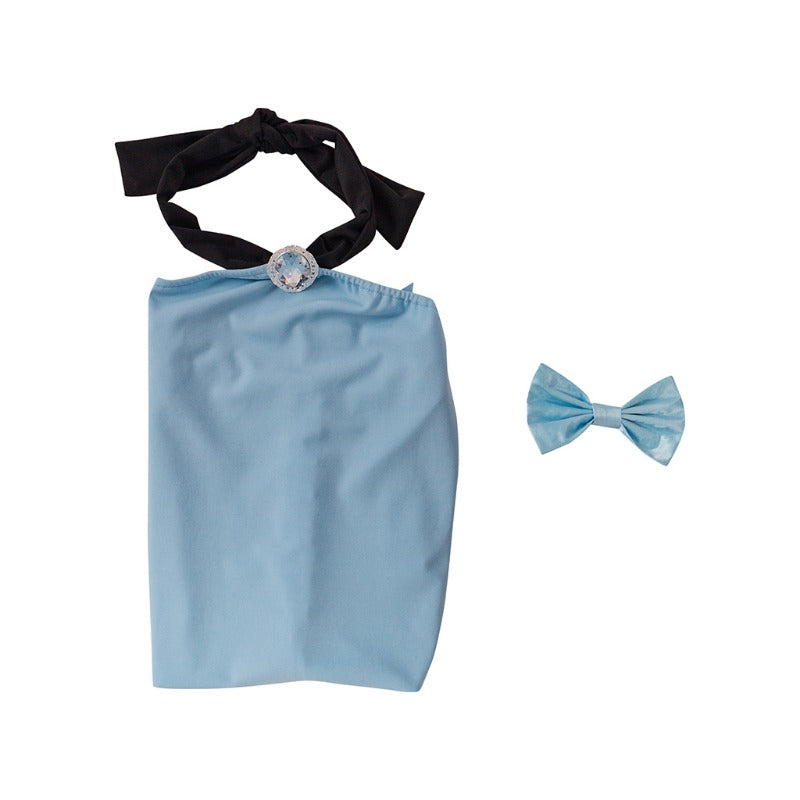 Costume Betty Rubble - Robe Mini Bleue pour Femmes | Tenue de Cosplay Flintstones