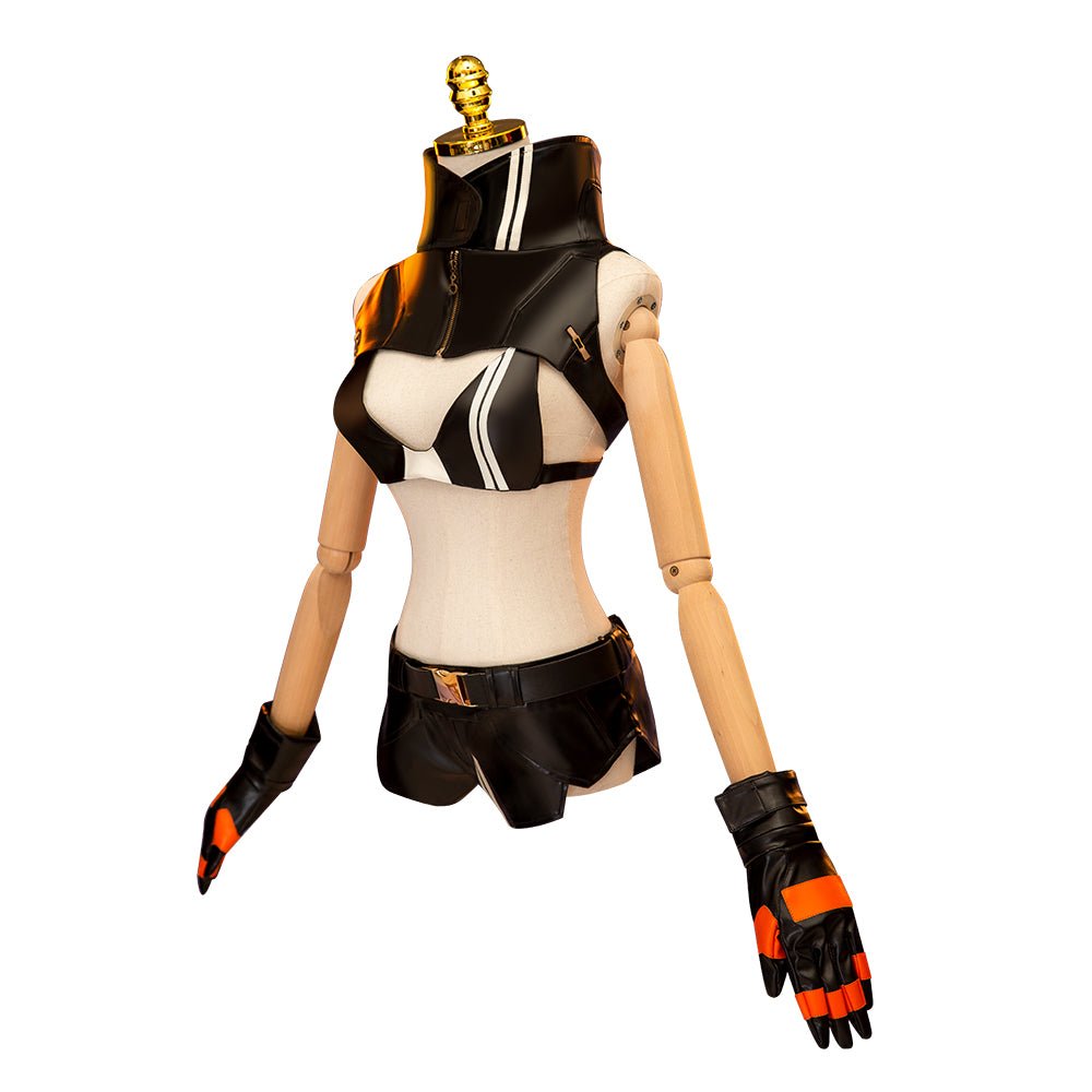 Costume Cosplay Femme Black Rock Shooter Anime Complet pour Fête Halloween
