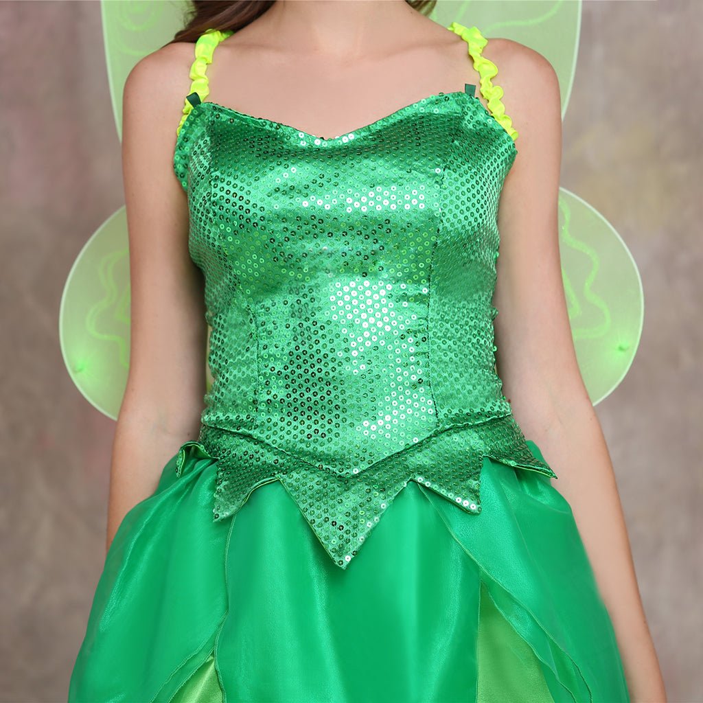 Costume de Cosplay Tinker Bell Série Disney | Tenue de Fée pour Halloween, Fêtes et Événements Cosplay