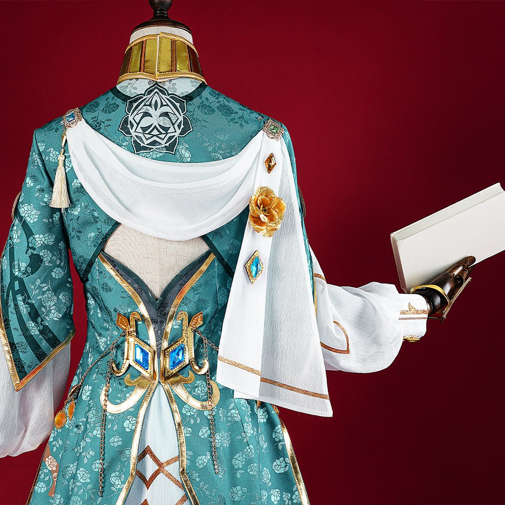 Costume Cosplay Lisa Yae Fleur Cachée Genshin Impact - Tenue Élégante Inspirée de l'Anime pour Femmes
