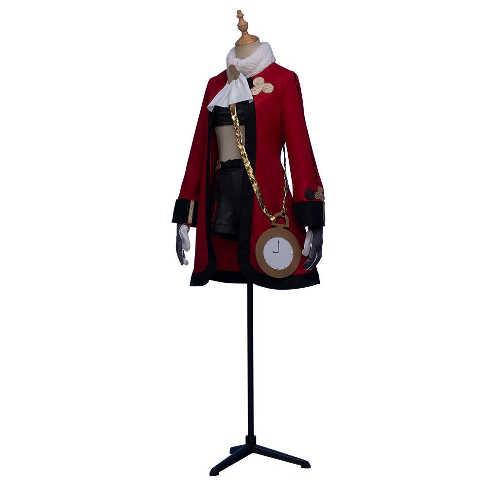 Costume Cosplay Honkai: Star Rail Pom-pom pour Femme - Ensemble Halloween avec Manteau, Chapeau, Pantalon et Accessoire