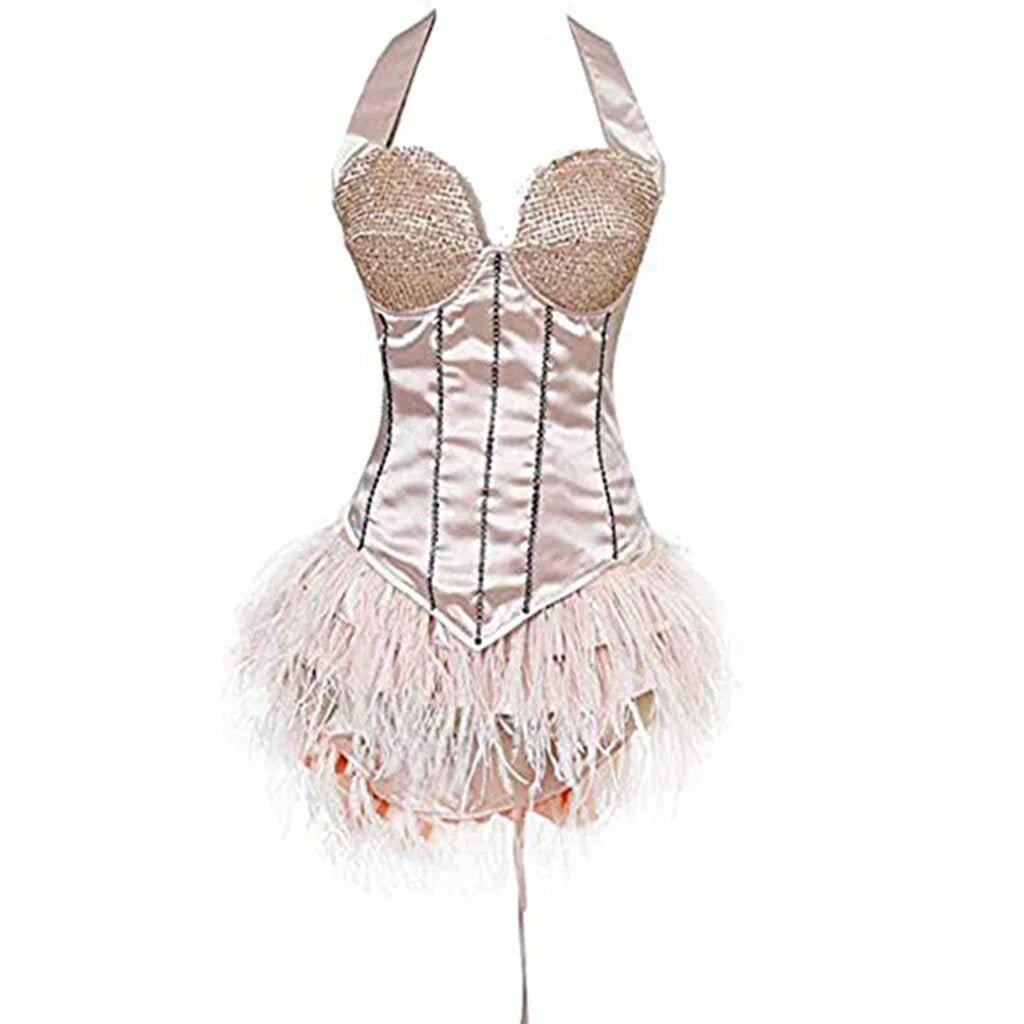 Costume Cosplay Burlesque Christina Aguilera | Tenue Halloween pour Femmes