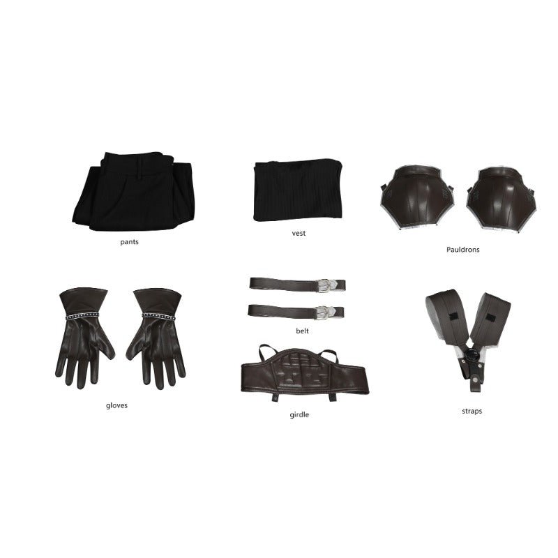 Costume Cosplay Zack Fair - Final Fantasy VII Rebirth pour Halloween et Fêtes