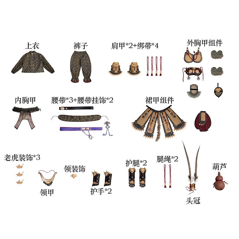 Costume Cosplay Wukong pour Homme | Qitian Dasheng Destiny Man Suit