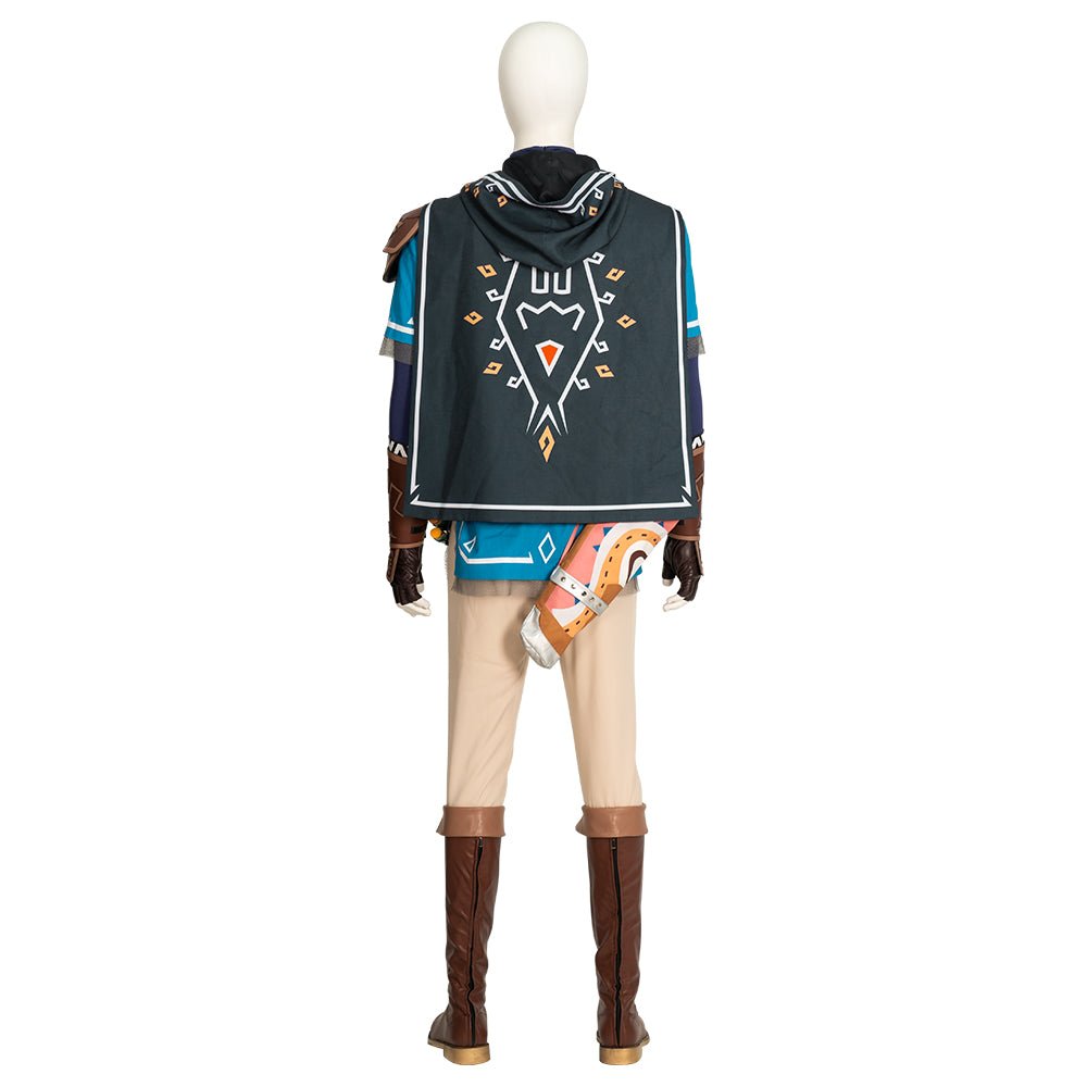 Costume de Link - Larmes du Royaume, tenue de jeu The Legend of Zelda pour hommes