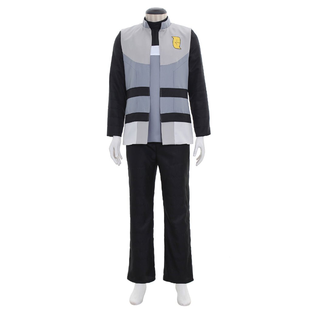 Costume Cosplay Cyrus Chef Galactique Pokémon - Tenue du Leader de l'Équipe Galactique