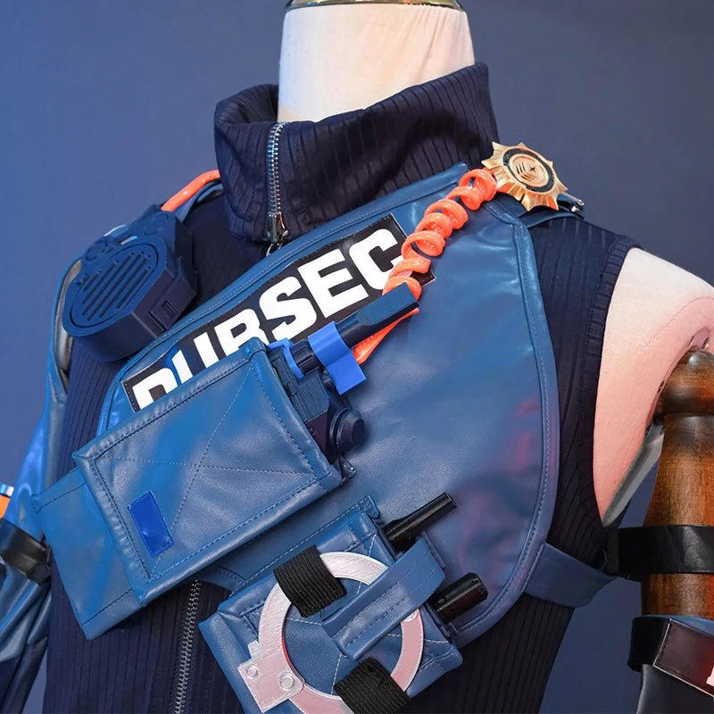 Costume Cosplay Seth Lowell Officier Débutant de Zenless Zone Zero pour Homme Fête d'Halloween