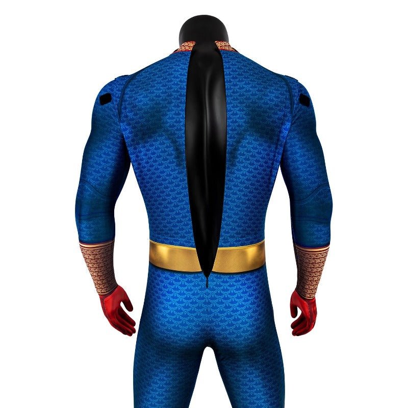 Costume Homelander pour Hommes avec Cape – Costume de Cosplay Ben Soldier pour Halloween