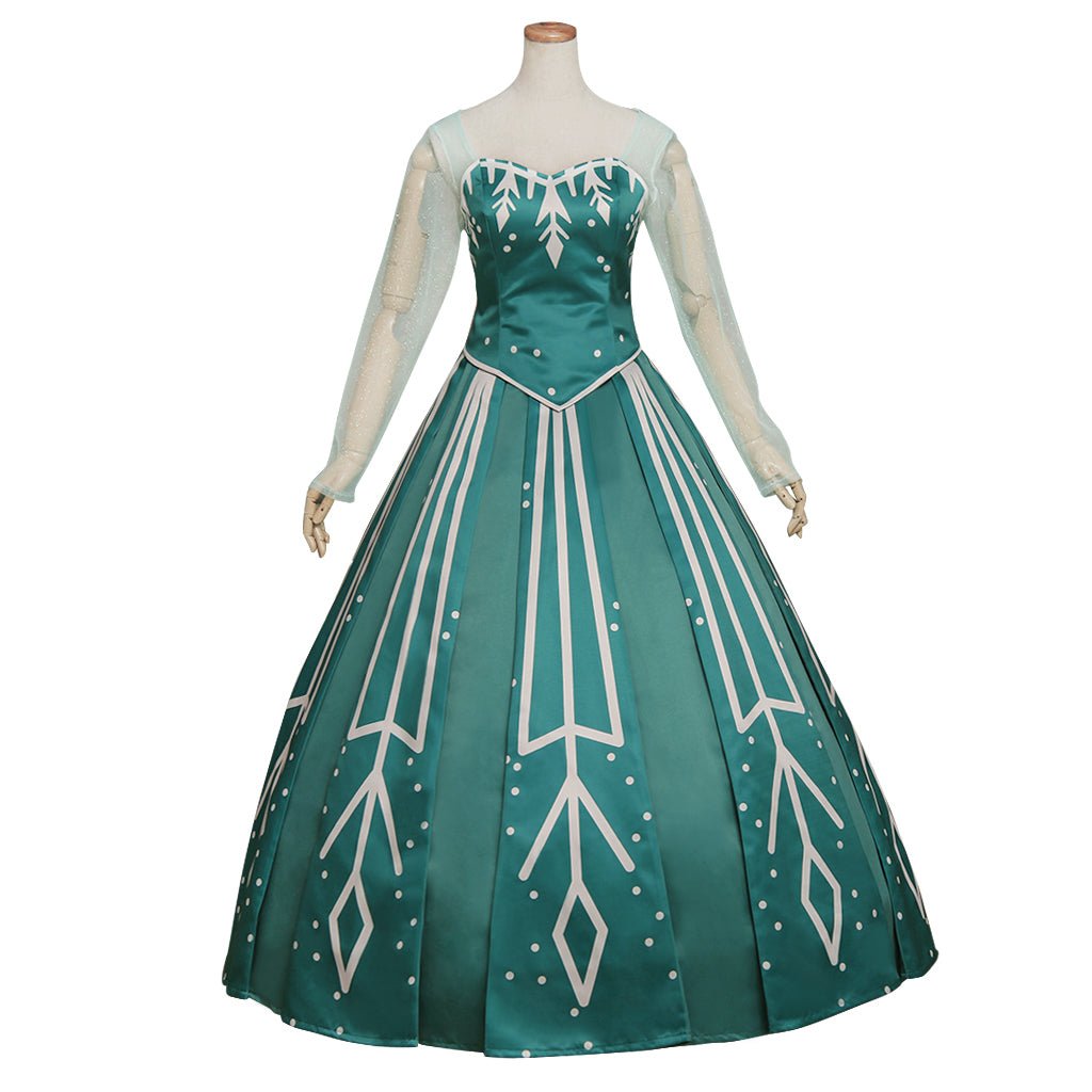 Série de Costumes Cosplay Anna & Elsa Frozen | Robes de Princesse pour Cosplay, Halloween & Fêtes