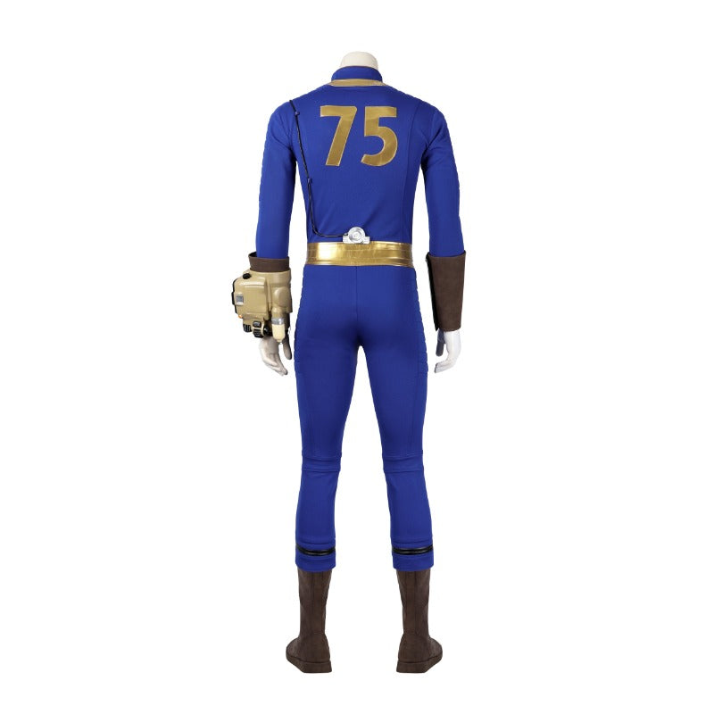 Costume Cosplay Fallout Vault 75 Combinaison avec Accessoires Armure pour Halloween