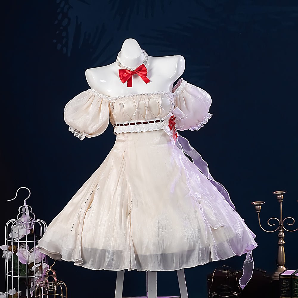 Chuchotement de Fleurs - Costume Cosplay Asuka : Tenue Élégante pour les Fans de Neon Genesis Evangelion