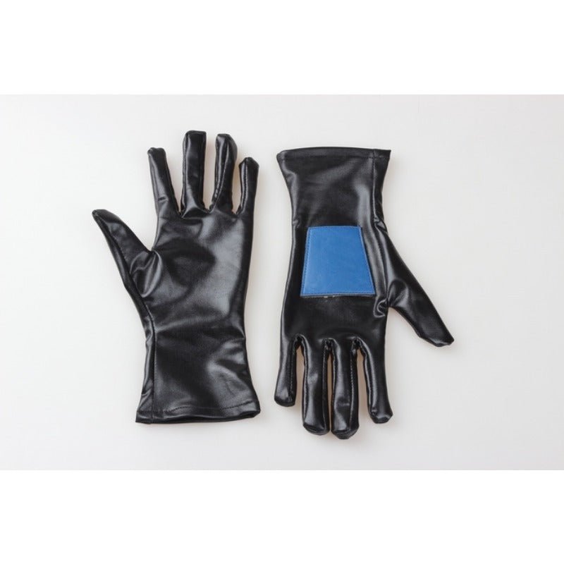 Costume Cosplay Dick Grayson de Batman Arkham City avec Combinaison et Couvre-chaussures pour Carnaval et Halloween