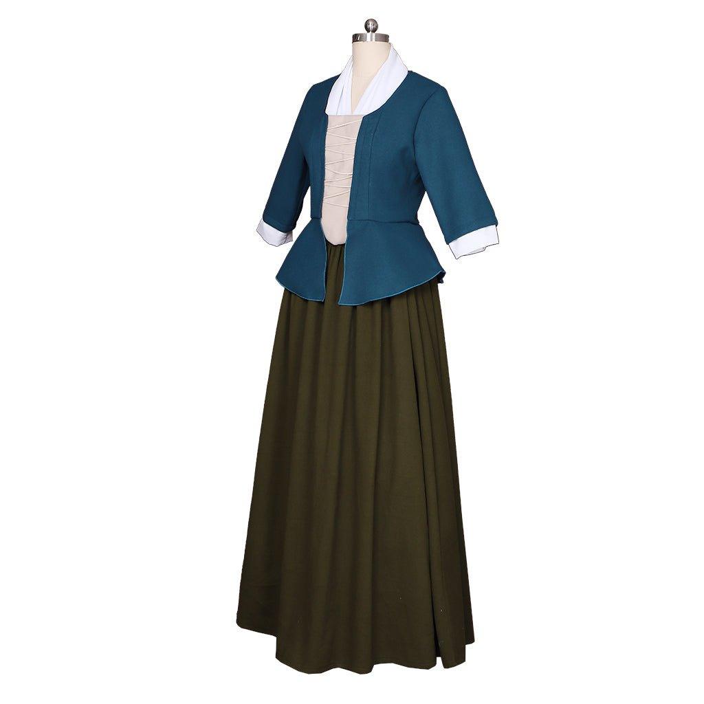 Robe Cosplay Claire Fraser Outlander | Costume Colonial Écossais