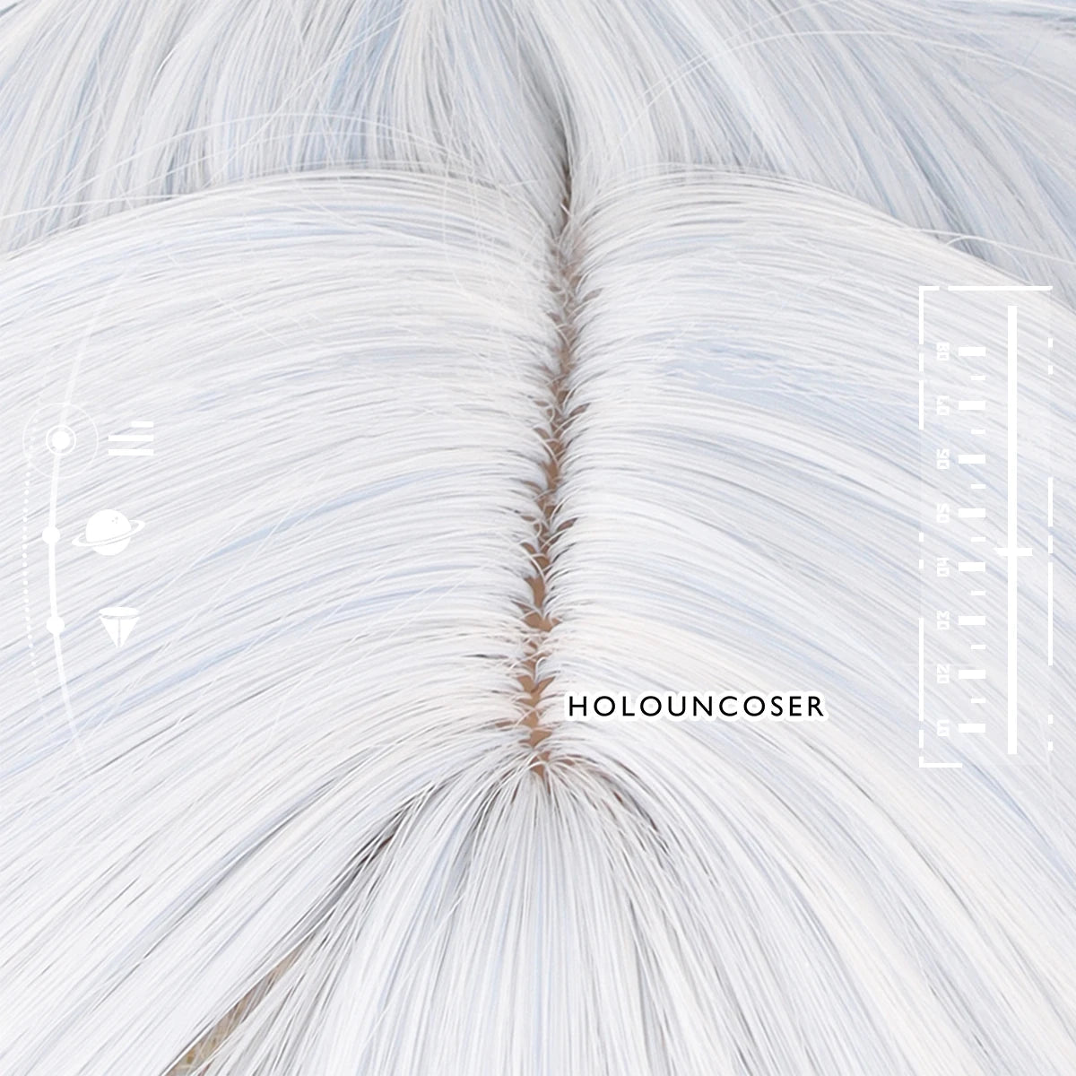 Perruque Cosplay Jingliu Honkai Star Rail Résistance à la Chaleur Rose Réseau Synthétique Fibre Peigne Barrette Ajustable Fête Halloween