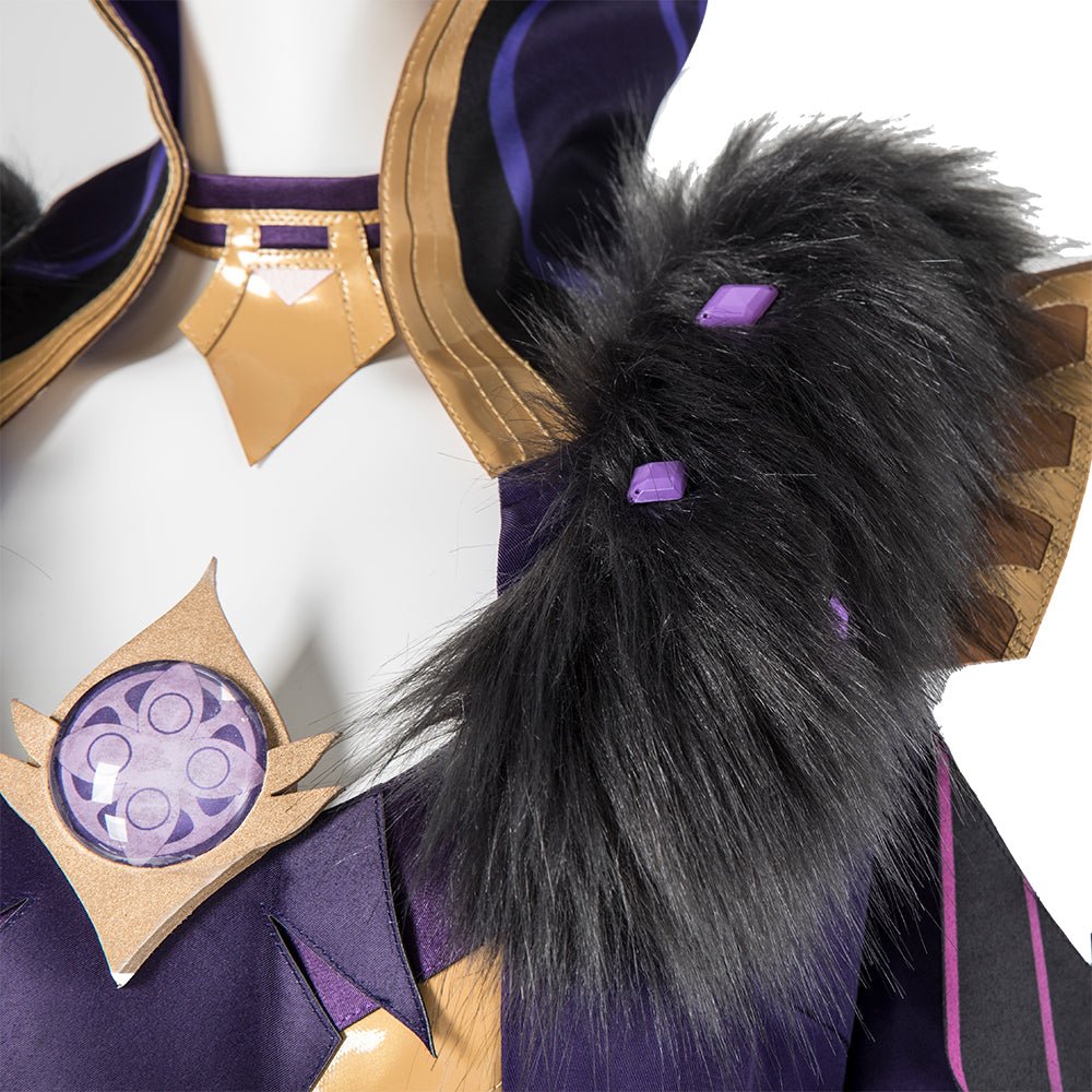 Costume Cosplay Électrisant : Genshin Impact - Mage Scribe de la Foudre