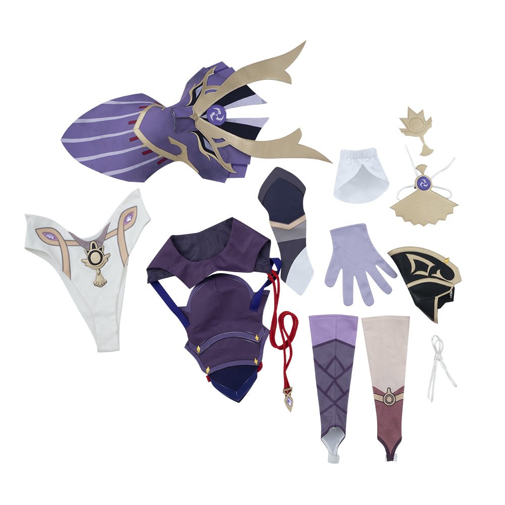 Costume Cosplay Raiden Shogun Genshin Impact – Tenue Authentique pour Fans