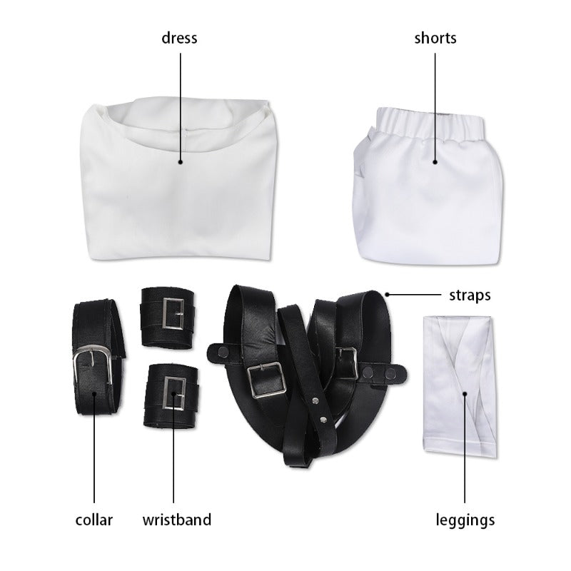 Costume Cosplay Fille Blanche NieR Reincarnation pour Halloween & Événements C00435