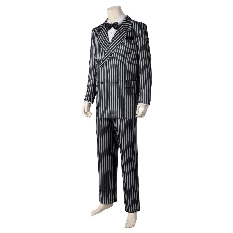 Costume Cosplay Gomez Addams de La Famille Addams pour Halloween