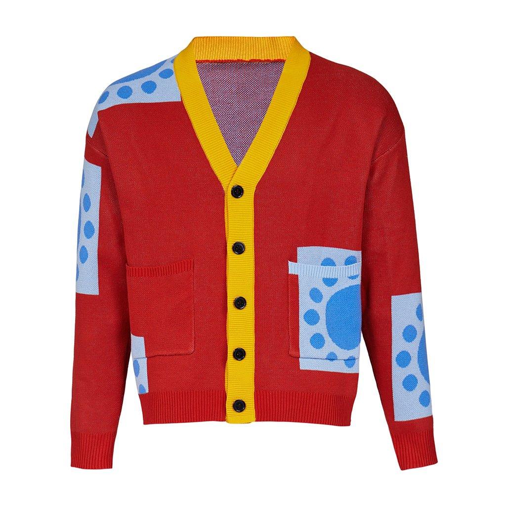Pull Cosplay Luffy Pays de Wano | Cardigan Anime One Piece pour Adultes | Costume Halloween