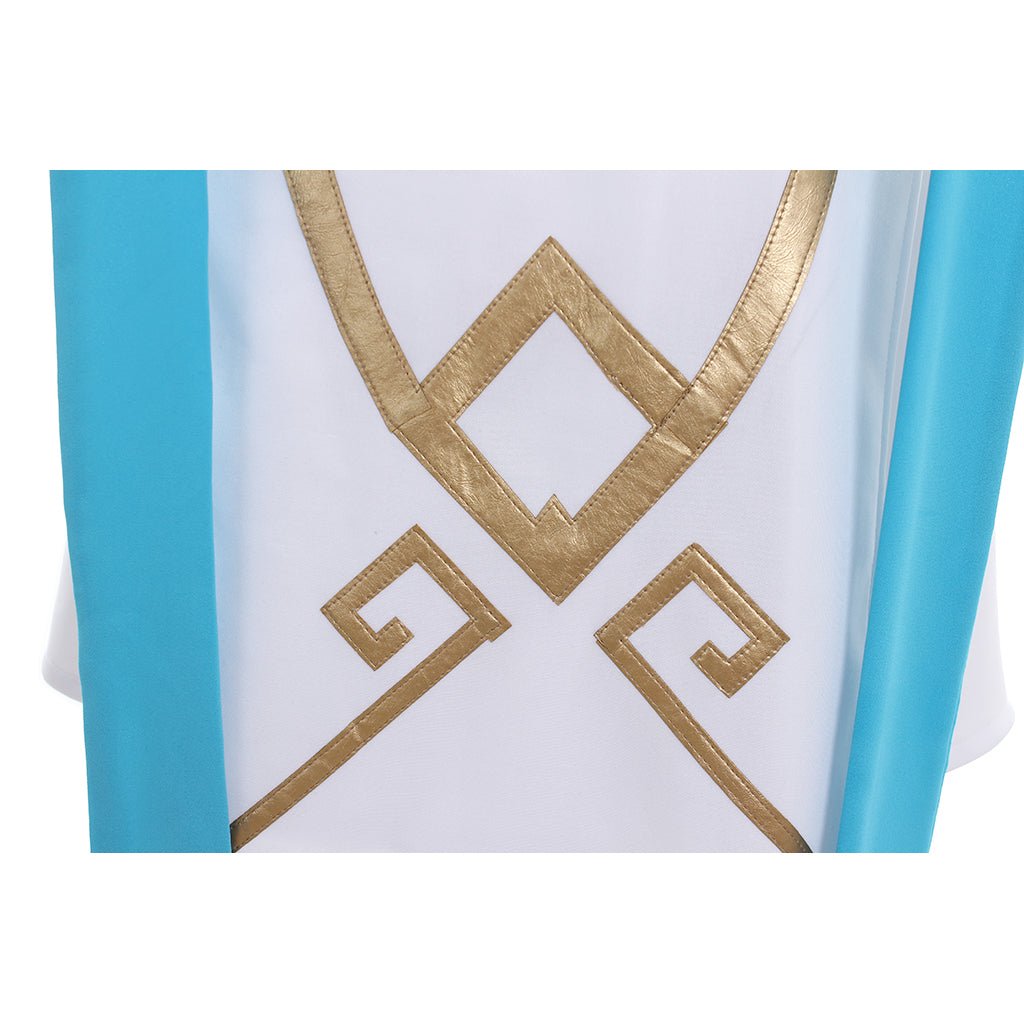 Costume Cosplay Overwatch Mercy Angela Ziegler Skin Jeux d'Été Ensemble Complet