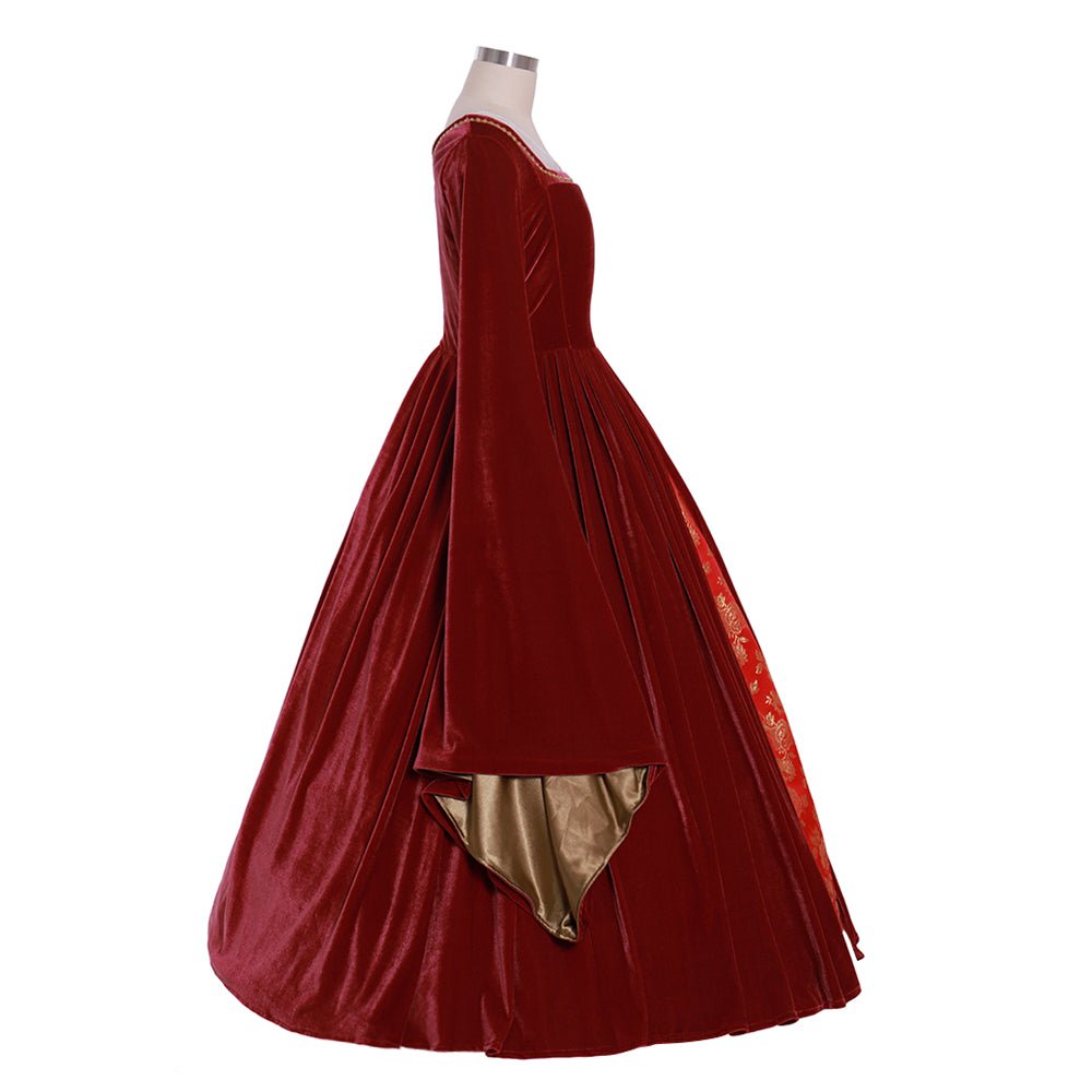 Robe Rouge Elizabeth Tudor Anne Boleyn | Costume Cosplay La Robe des Tudor