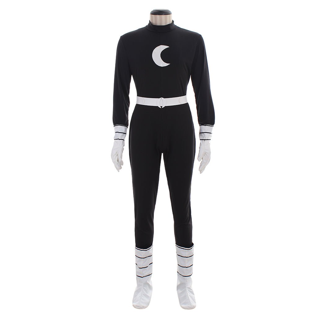 Costume Cosplay Chevalier de la Lune Version Noire (Complet avec Couvre-Bottes)