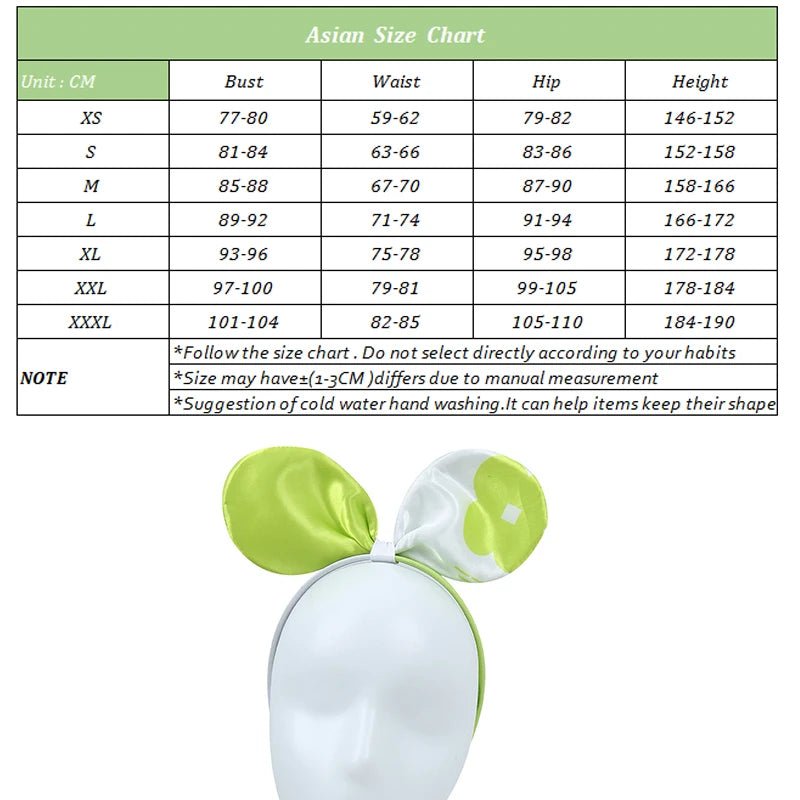 Costume Cosplay Verina de Wuthering Waves - Robe Verte Femme pour Fête d'Halloween