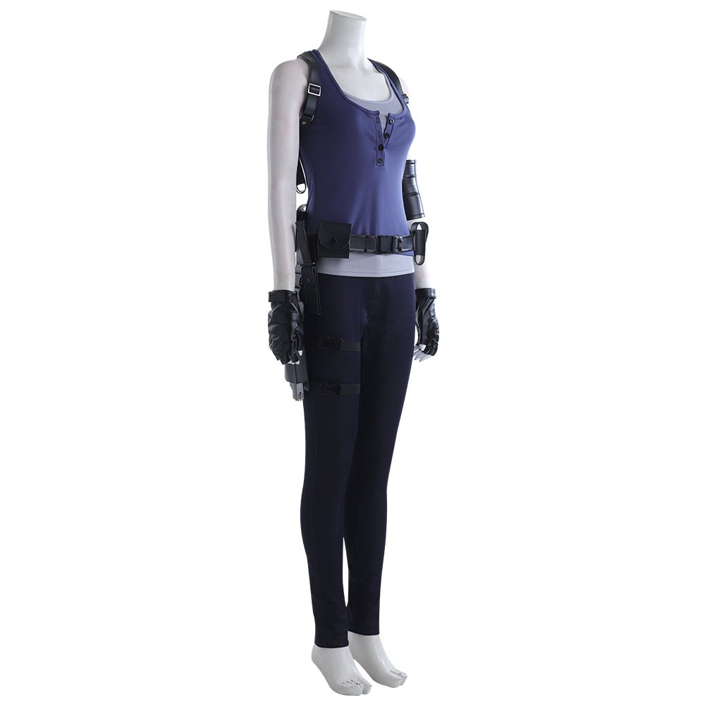Costume Cosplay Jill Valentine Resident Evil - Tenue de Jeu de Haute Qualité