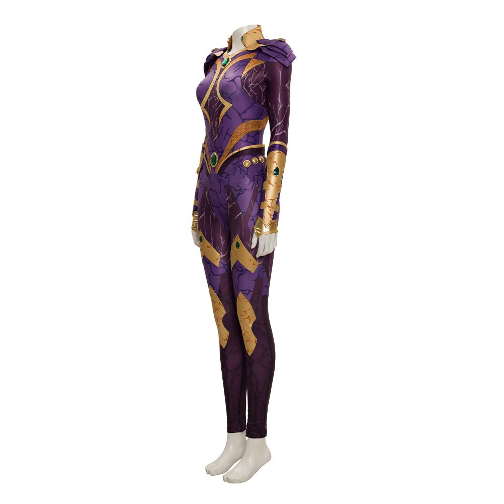 Costume Cosplay Starfire pour Adultes et Enfants - Combinaison Zentai Super-héros pour Halloween