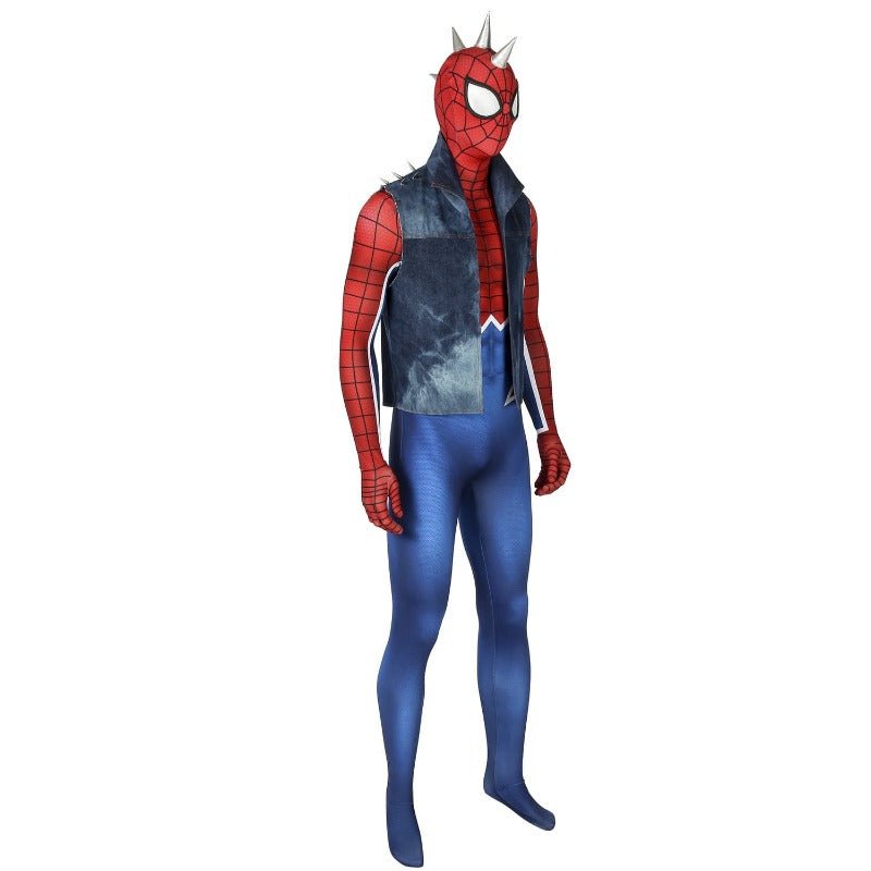 Costume Cosplay Punk-Rock Spidey Hobart Brown Spider-Man pour Fans