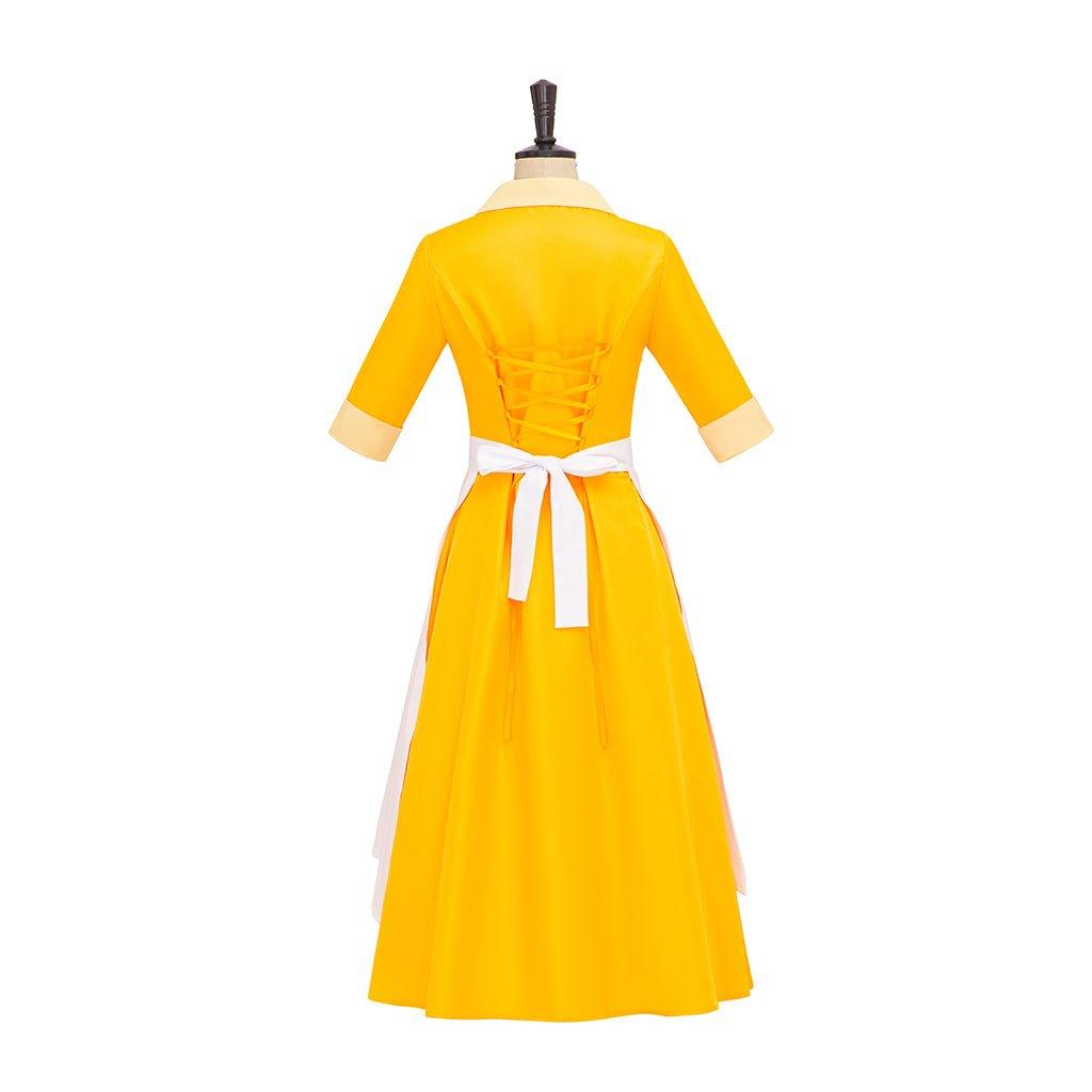 Costume de Cosplay Femme Servante Grenouille pour Halloween | Robe de Serveuse Inspirée de Tiana