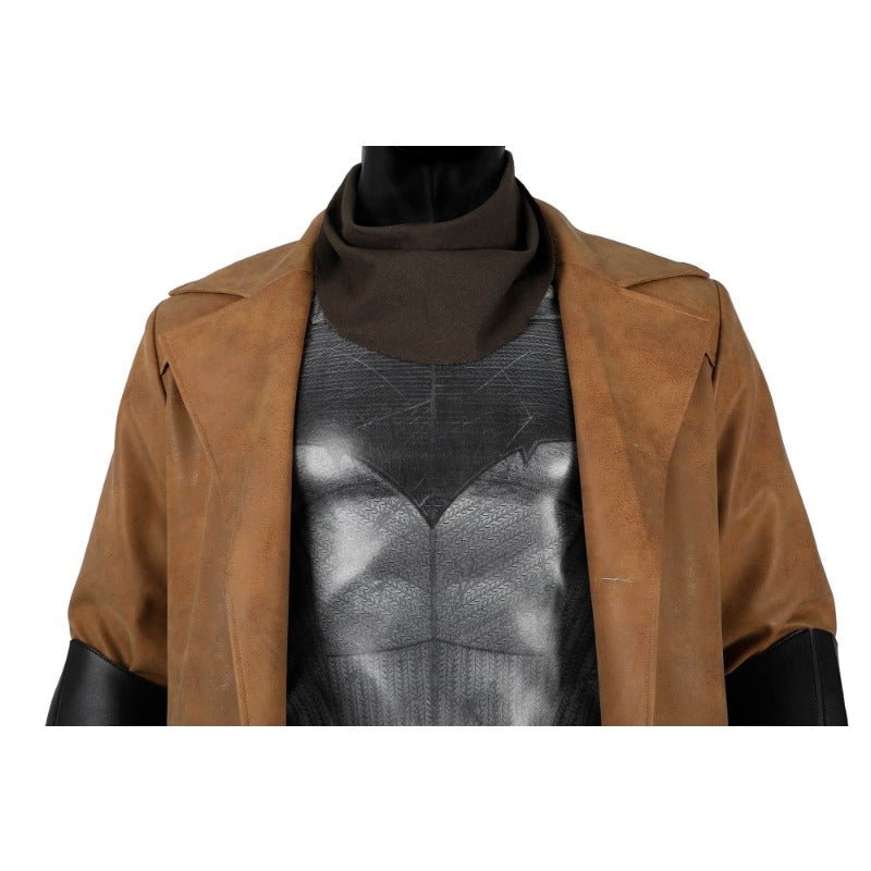 Costume Cosplay Ben Affleck Batman - Manteau Trench en Cuir de Justice League