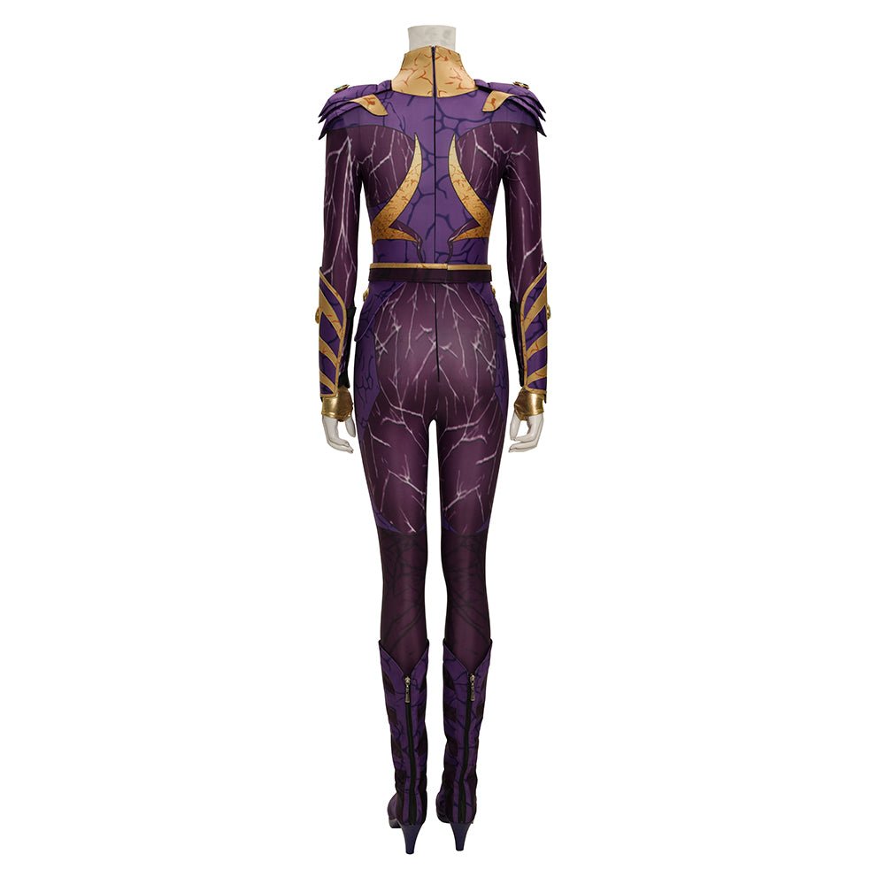Costume Cosplay Starfire pour Adultes et Enfants - Combinaison Zentai Super-héros pour Halloween