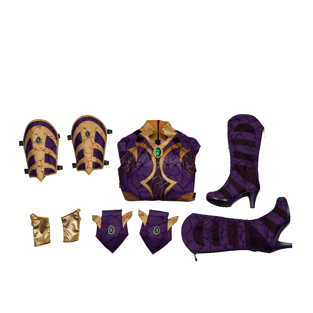 Costume Cosplay Starfire pour Adultes et Enfants - Combinaison Zentai Super-héros pour Halloween