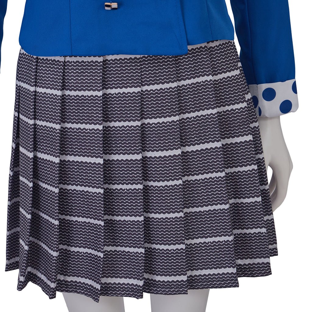 Costume Cosplay Heathers Bleu Uniforme JK Femme Fille pour Conventions et Halloween