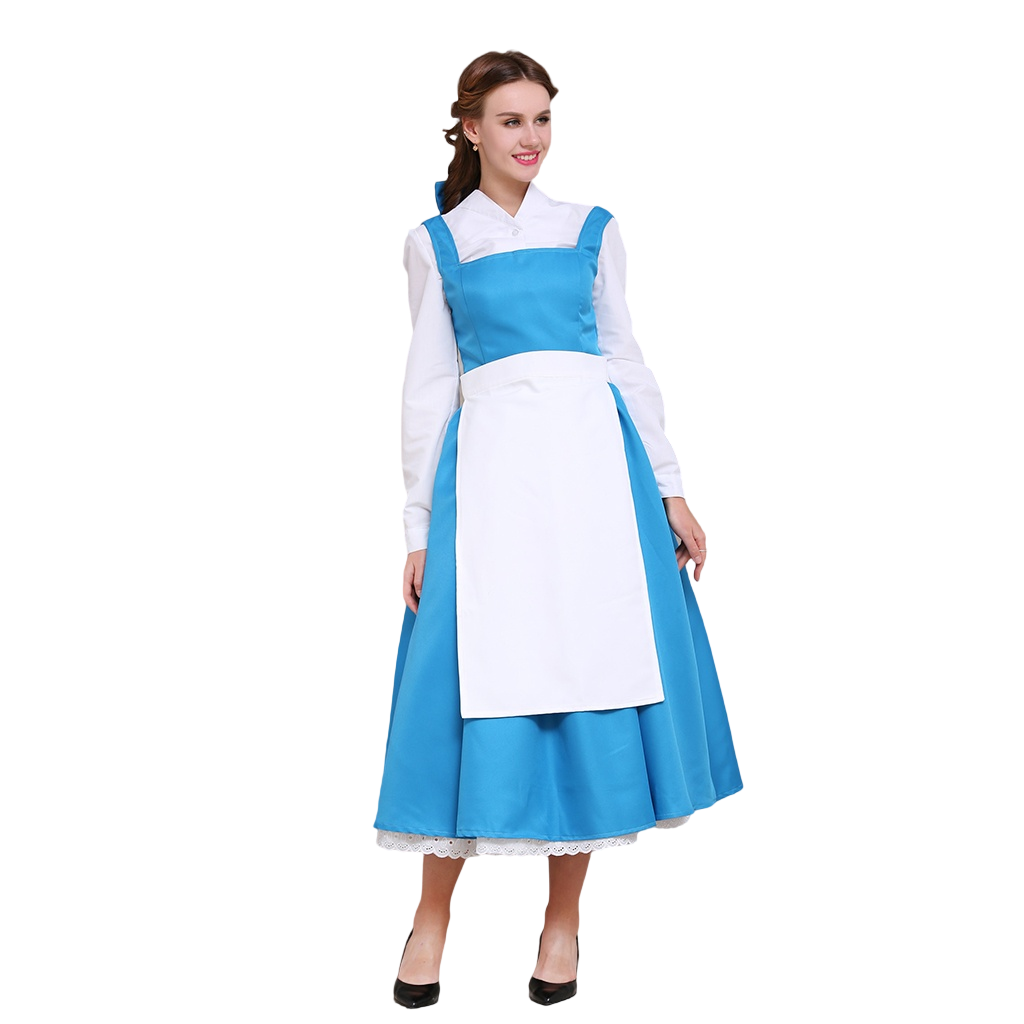 Costume Cosplay Belle - La Belle et la Bête | Robe Princesse Disney pour Halloween et Événements
