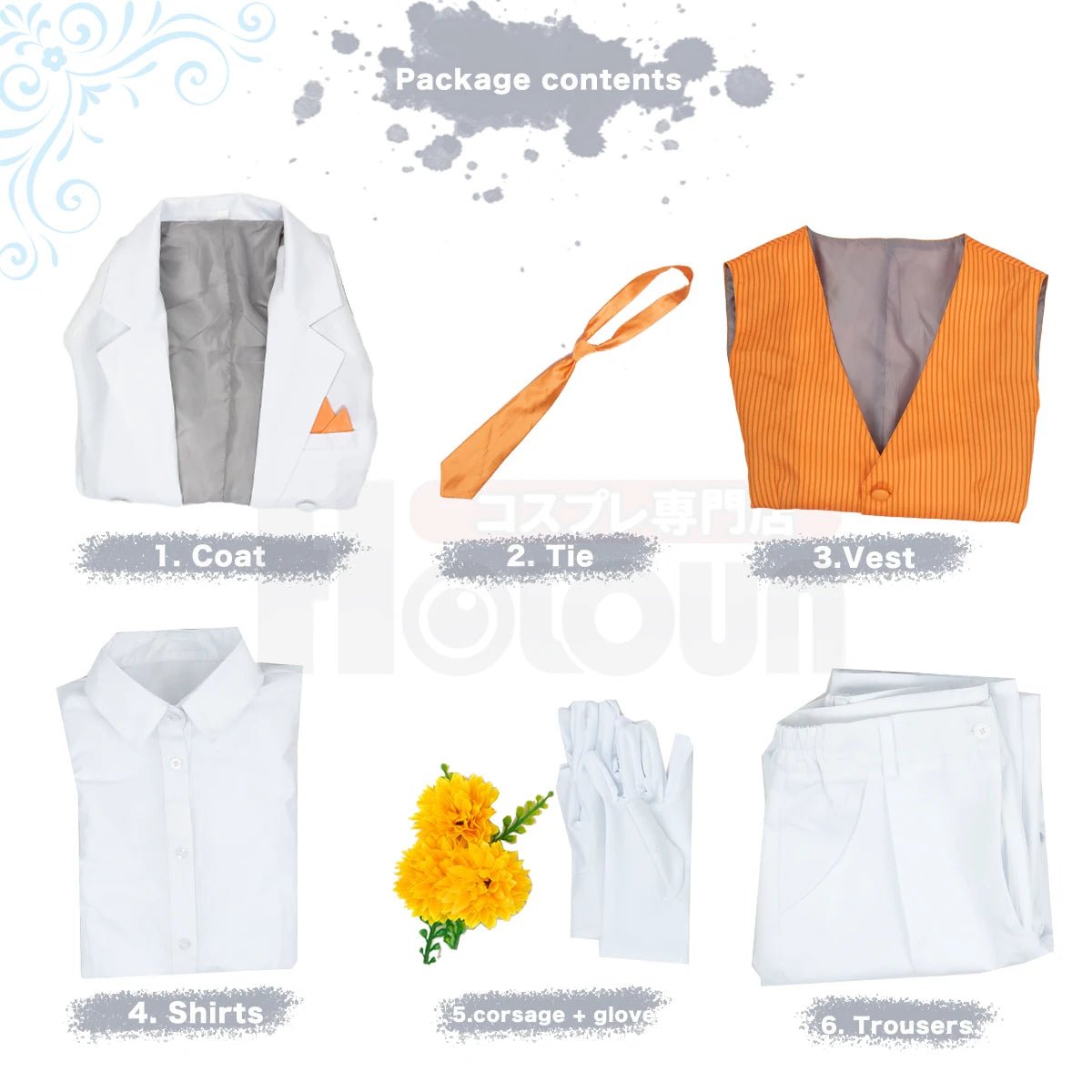 Costume Cosplay Kunigami Blue Lock Anime - Veste Queue de Pie, Perruque, Uniforme, Corsage Rose
