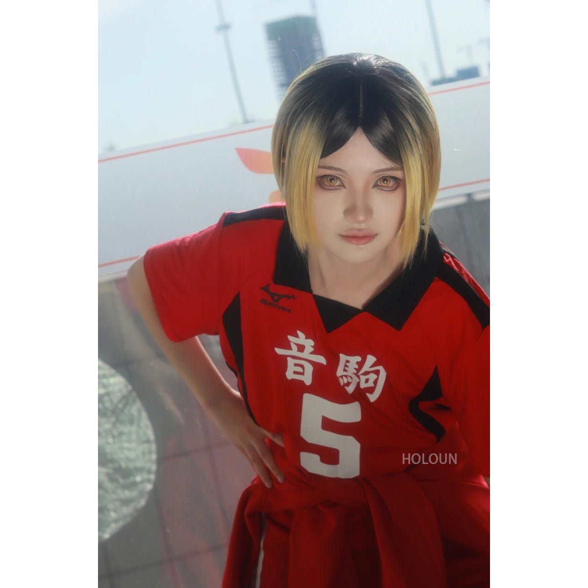 Costume Cosplay Haikyuu Kozume Kenma N°5 Maillot Perruque Lycée Nekoma